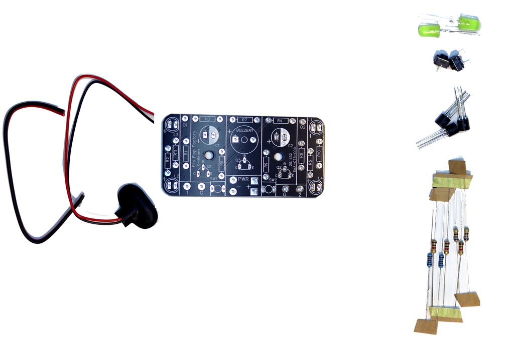 Flip Flop - Buttons, LEDs - 12V